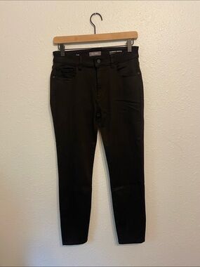 DL1961 Black Florence Cropped Mid Rise Instasculpt Skinny Jeans Size 29